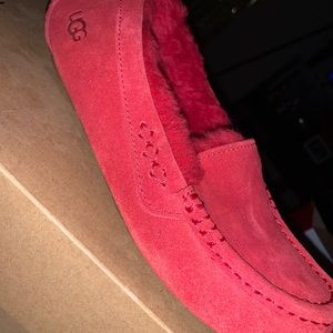 Ashley red moccasin UGGs
